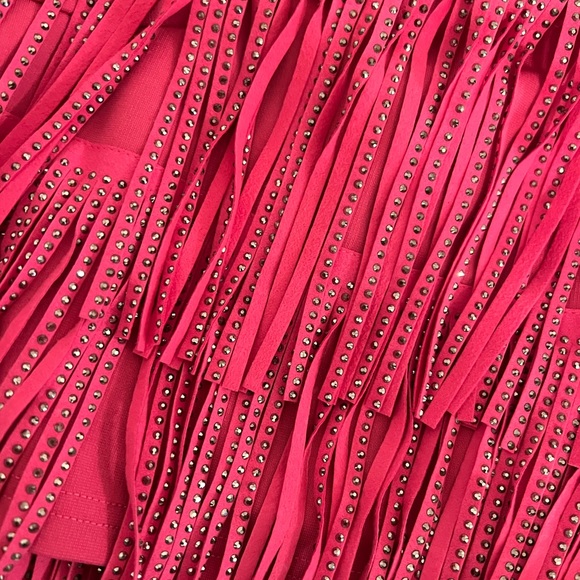 COPY - NYLON Apparel pink fringe skirt and top set NWT - Picture 3 of 5